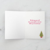 Rode Pot Kerstboom van BLIJDE Greeting Card Feestdagen Kaart (Binnen)