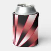 Rode Power Perspectief Gradiënt Kleur Vul Tekening Blikjeskoeler (Blikje Voorkant)