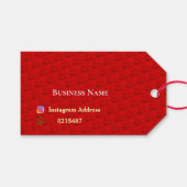 Rode Prijs Cadeaulabel (Voorkant (Horizontaal))