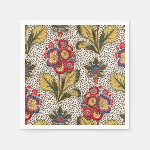 Rode Primrose Bloemen, Bar Servet
