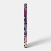 Rode printplaat nerd retro design iPhone hoesje (Linkerkant)