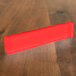 Rode Professionele Desk Naam Bord U kunt Persona Naambordje