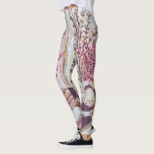 Rode pruimenbloesem leggings (Links)