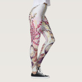 Rode pruimenbloesem leggings (Rechts)