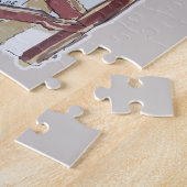 Rode pruimenbloesem legpuzzel (Zijkant)