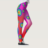 Rode Psychedelische Leggings (Rechts)