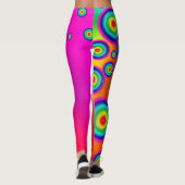 Rode Psychedelische Leggings (Achterkant)