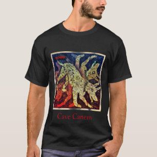 rode puppy " cave canem " t-shirt