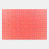 Rode Puzzel Elegantie Inpakpapier Vel (Voorkant 3)