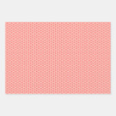 Rode Puzzel Elegantie Inpakpapier Vel (Voorkant)