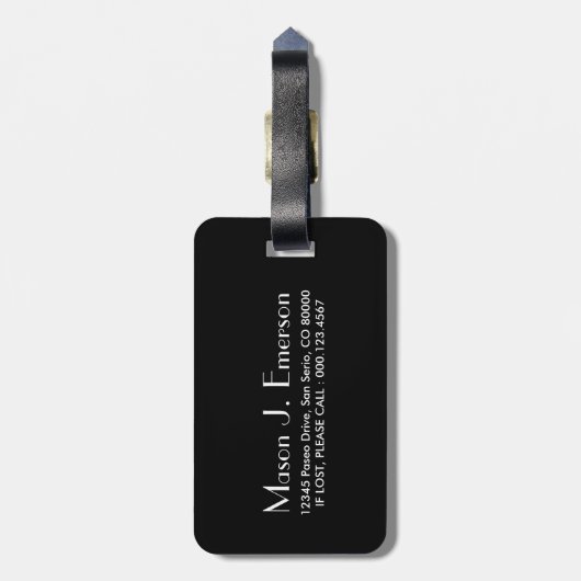 rode quad roller schaats bagagelabel (Achterkant verticaal)