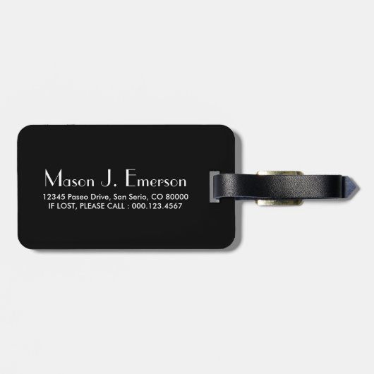 rode quad roller schaats bagagelabel (Achterkant horizontaal)