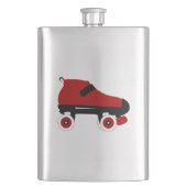 rode quad roller schaats flacon (Voorkant)