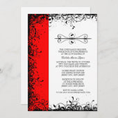 Rode Quinceanera-uitvindingen Kaart (Voorkant / Achterkant)