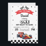 Rode Race Auto Custom Kids Verjaardag Party Uitnod Kaart<br><div class="desc">Beleef de opwinding met onze 'Red Race Car Custom Kids Birthday Party Invitation!' Met een gedurfd rood raceauto-ontwerp is deze aanpasbare uitnodiging perfect voor liefhebbers van kleine snelheden. Maak het verjaardagsfeest van uw kind onvergetelijk met een uitnodiging die het tempo bepaalt voor plezier en avontuur.</div>