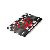 Rode Race Auto Drag Rug Mat Home Decor (Gekanteld)