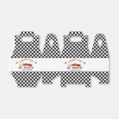 Rode race auto jongen racen verjaardag bedankt bedankdoosjes (Uitgevouwen)