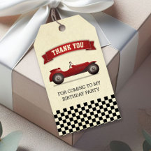 rode race auto kinderen verjaardagsfeestje gunst