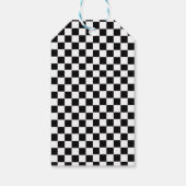 Rode Race Auto Verjaardagsfeest Dank u Cadeau Labe Cadeaulabel (Achterkant)