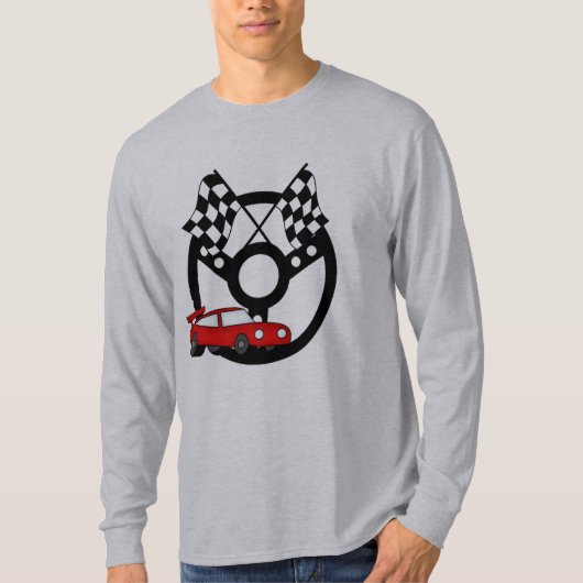 Rode Race Car Tshirts en Gifts (Voorkant)