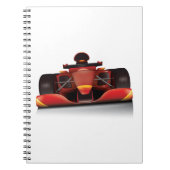 Rode Raceauto Notitieboek (Voorkant)