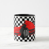 Rode Racer Snelheid Mok (Midden)