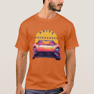 🔥 Rode Racers Zonsondergang Rituitsnelheid Stijl T-shirt