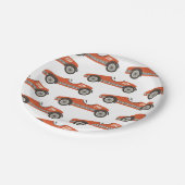 Rode racewagen, Bord op jaarbasis (Gekanteld)