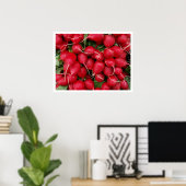 Rode radialen poster (Thuiskantoor)