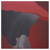 Rode rafelig abstractie stof (Swatch)