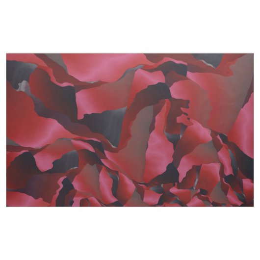 Rode rafelig abstractie stof (Yard (91,4 cm))