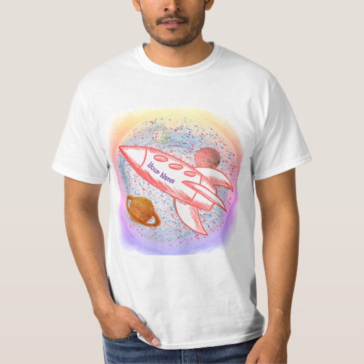 Rode Raket T-shirt (Voorkant)