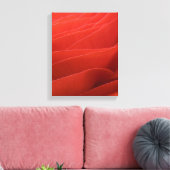 Rode Ranunculus Bloemblaadjes Canvas Afdruk (Insitu (Woonkamer))