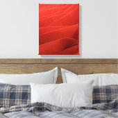 Rode Ranunculus Bloemblaadjes Canvas Afdruk (Insitu (Slaapkamer))