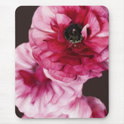 Rode Ranunculus Muismat (Voorkant)