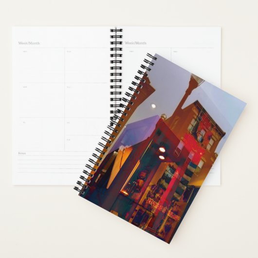 Rode reflecties op de straten van Philadelphia Planner (Display)