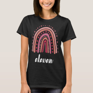 Rode Regenboog Elfjarig 11 Dag 11de Verjaardag T-shirt