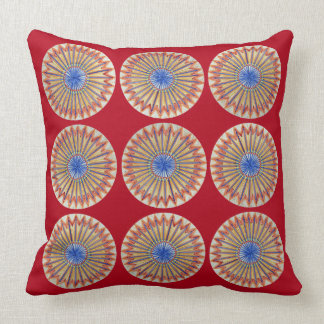 Rode regenboog kussen