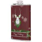 Rode Rendierflesfles Heupfles (Links)