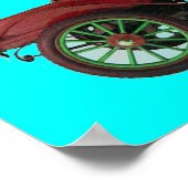 RODE RETRO AUTO / AUTO RESTORATION - AUTOMOTIVE bl Poster (Hoek)