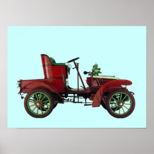 RODE RETRO AUTO / AUTO RESTORATION - AUTOMOTIVE POSTER