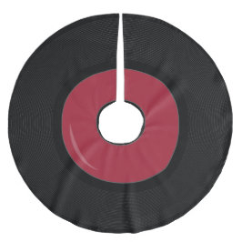 rode Retro Vinyl Plaat Boomrok Kerstboom Rok