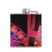 Rode reuzenrad heupfles (Achterkant)