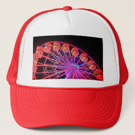 Rode reuzenrad trucker pet