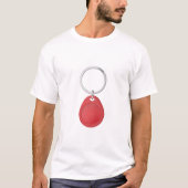Rode RFID-sleutelhanger T-shirt (Voorkant)