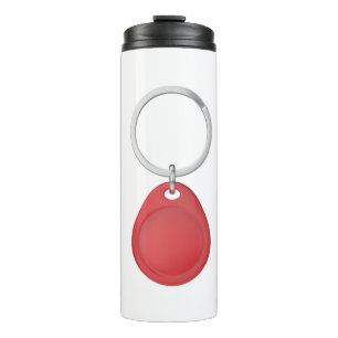 Rode RFID-sleutelhanger Thermosbeker