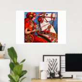 rode riem poster (Thuiskantoor)