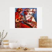 rode riem poster (Keuken)