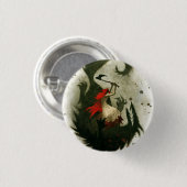 rode rijpingslust ronde button 3,2 cm (Voorkant /achterkant)