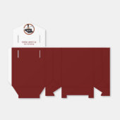 Rode Ring op Afstudeerder Pet Afstuderen Bedankdoosjes (Uitgevouwen)